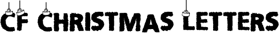 CF Christmas Letters Font