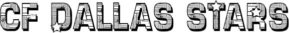 CF Dallas Stars Font