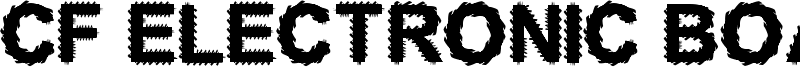 CF Electronic Board Font