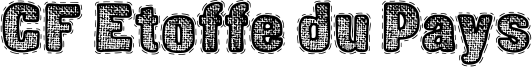 CF Etoffe du Pays Font