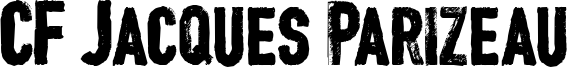CF Jacques Parizeau Font