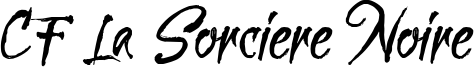 CF La Sorciere Noire Font