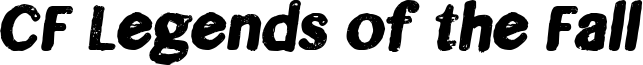 CF Legends of the Fall Font
