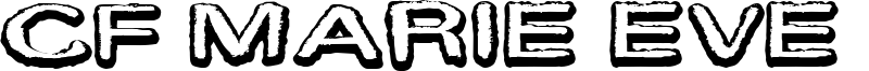 CF Marie Eve Cartoons Font
