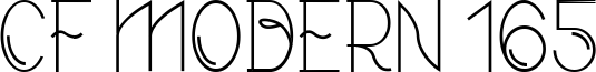 CF Modern 165 Font