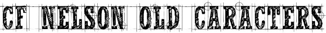 CF Nelson Old Caracters Font
