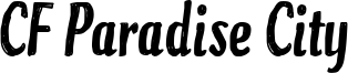 CF Paradise City Font