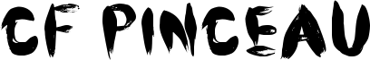 CF Pinceau Font