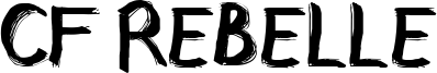 CF Rebelle Font