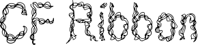 CF Ribbon Font