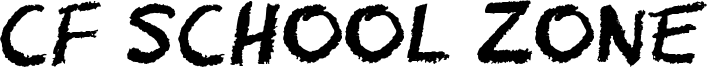 CF School Zone Font