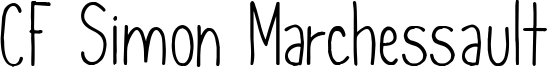 CF Simon Marchessault Font