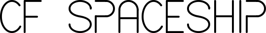 CF Spaceship Font