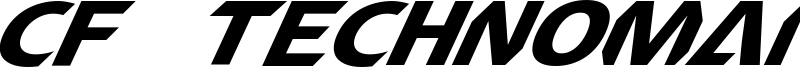 CF TechnoMania Font
