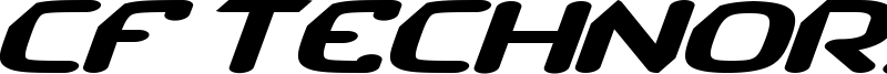 CF TechnoRama Font