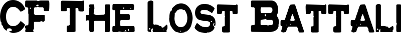 CF The Lost Battalion Font
