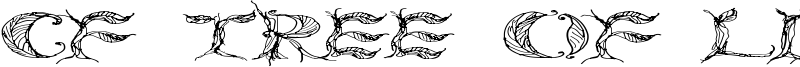 CF Tree Of Life Font