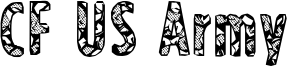 CF US Army Font