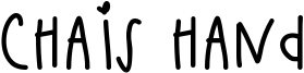 Chais Hand Font