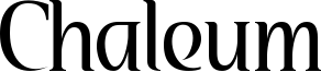 Chaleum Font