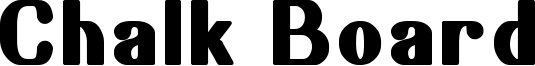 Chalk Board Font