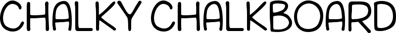 Chalky Chalkboard Font