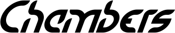 Chambers Font