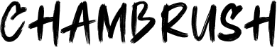 Chambrush Font