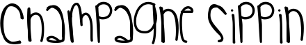 Champagne Sippin Font