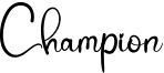 Champion Font