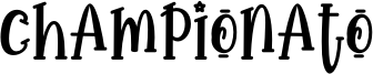Championato Font