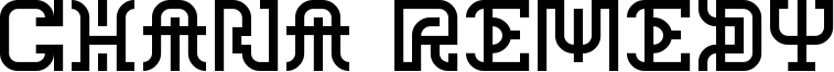 Chana Remedy Font