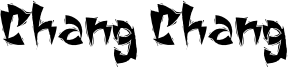 Chang Chang Font