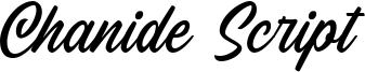 Chanide Script Font