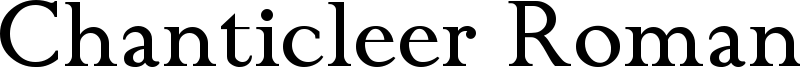 Chanticleer Roman Font