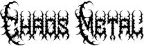Chaos Metal Font