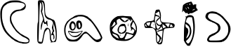 Chaotic Font