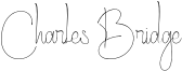 Charles Bridge Font