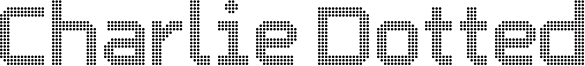 Charlie Dotted Font