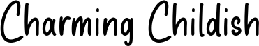 Charming Childish Font