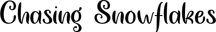 Chasing Snowflakes Font