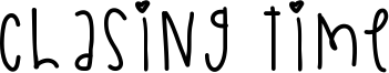 Chasing Time Font