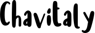 Chavitaly Font