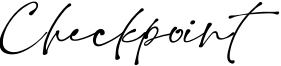 Checkpoint Font