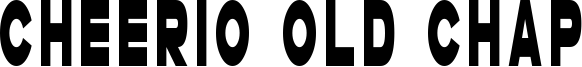 Cheerio Old Chap Font