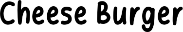 Cheese Burger Font