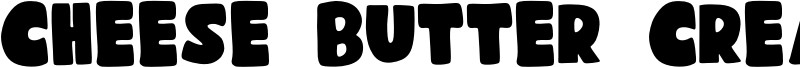 Cheese Butter Cream Font