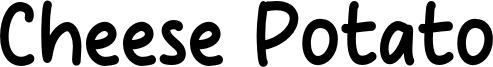 Cheese Potato Font
