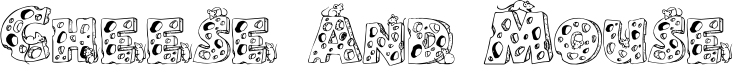 Cheese and Mouse Font
