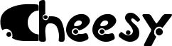 Cheesy Font